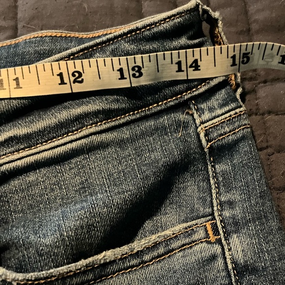 AmericanEagle 6X-Short Super Hi Rise Jeggings Ripped Ankle Length Stretch Jeans - Picture 11 of 13